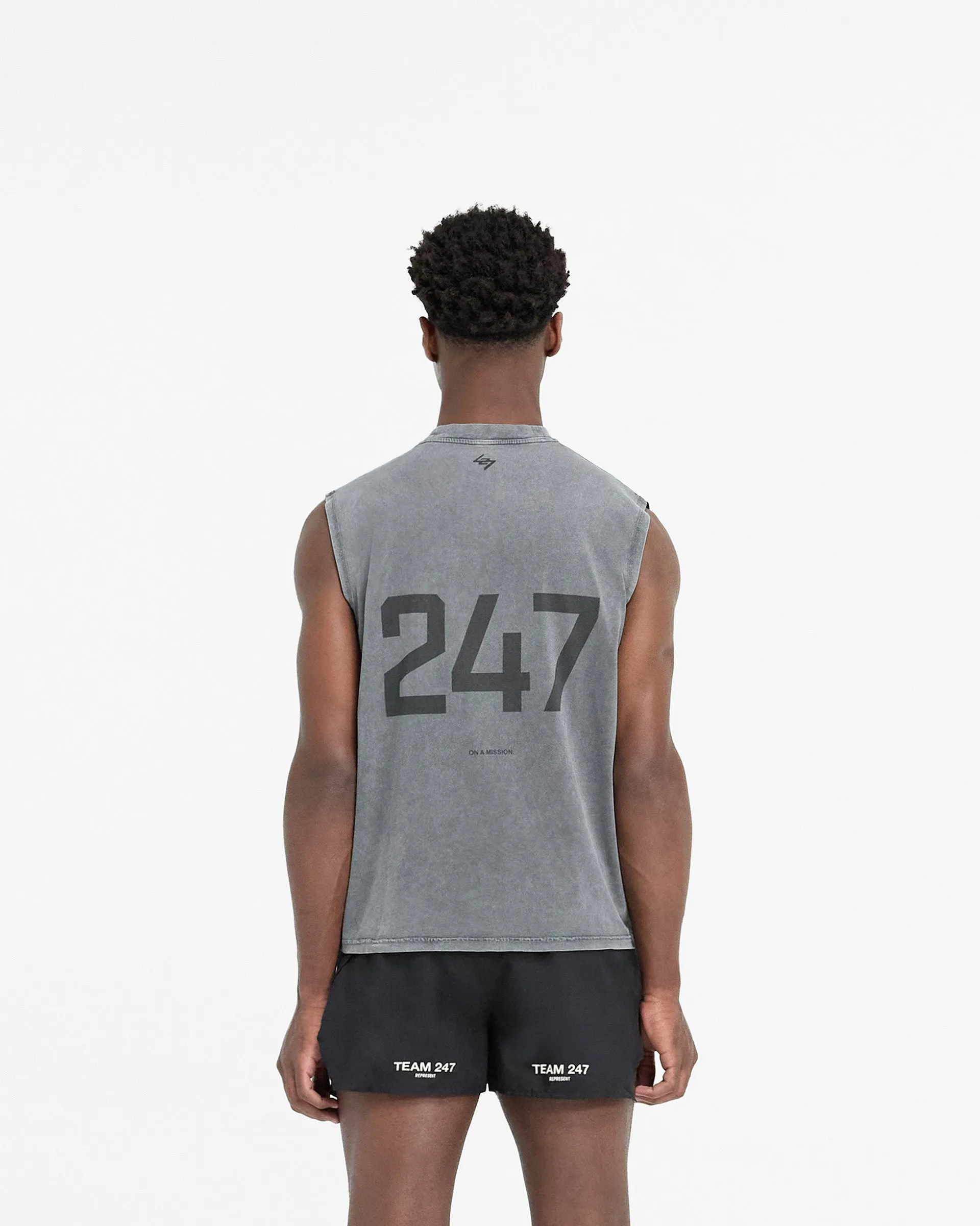 247 Oversized Tank - Pewter