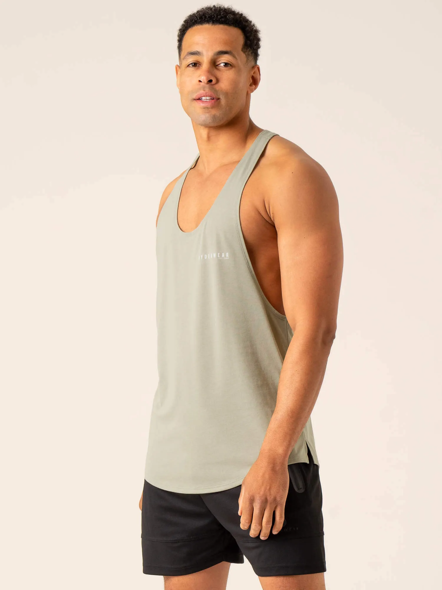 Advance Stringer T-Back - Sage