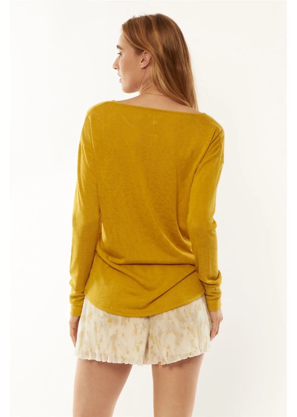 Amuse Waren Knit L/S Shirt-Chartreuse