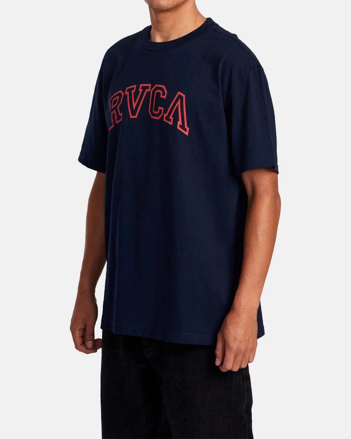 Arched Tee - Navy Marine