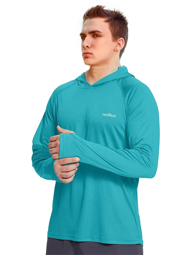 Ashore Shop Men's UPF50  Performance T-Shirt Hoodie