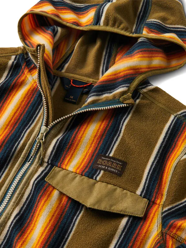 Barra Scrambler Hoodie: Dusty Green Barra Stripe (FINAL SALE)