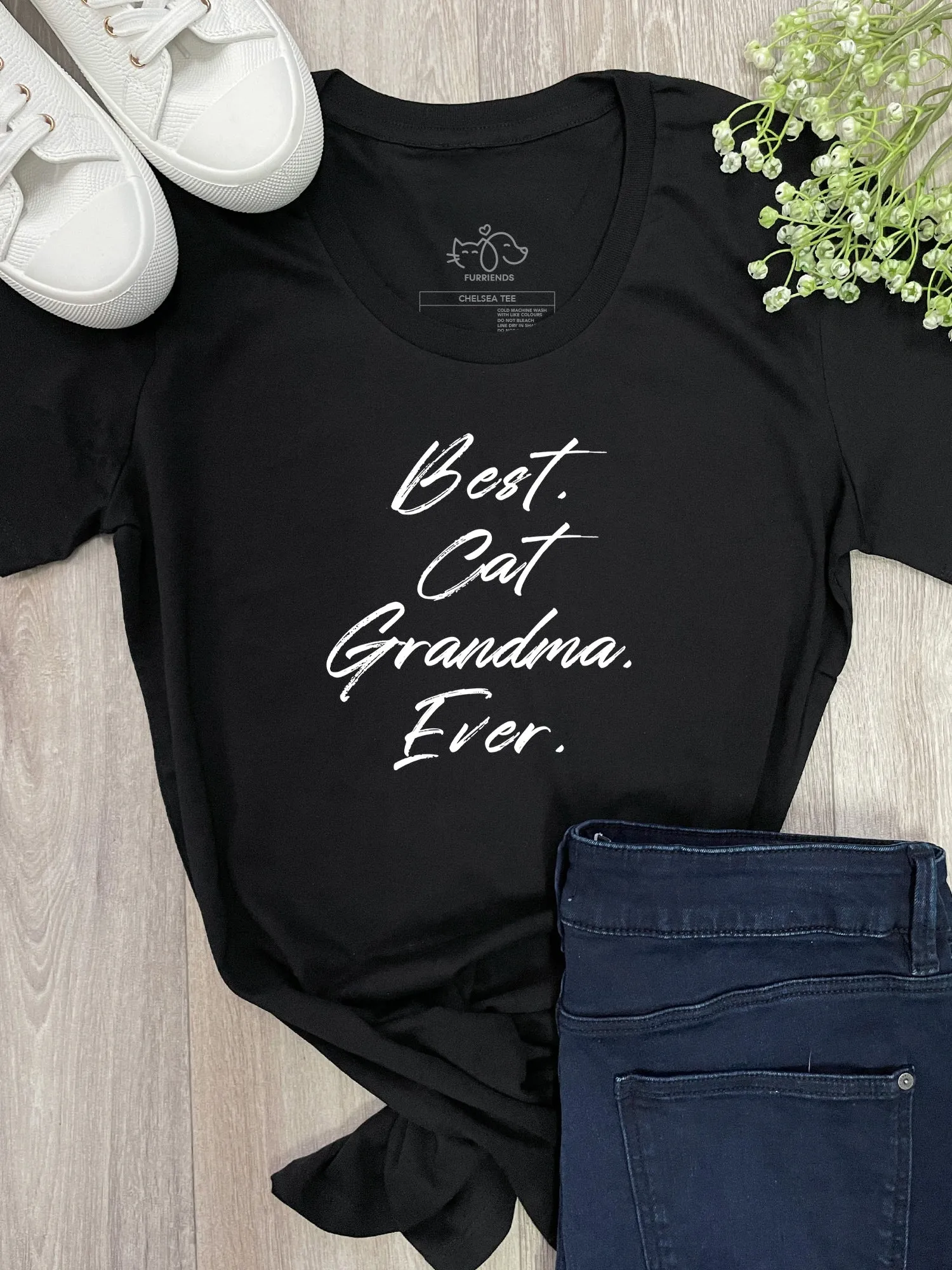 Best. Cat Grandma. Ever. Chelsea Slim Fit Tee