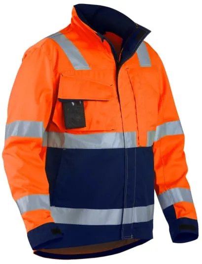 Blaklader Hi Visibility Water Repellent Lightweight Safety Work Jacket RIS 3279 - 4064