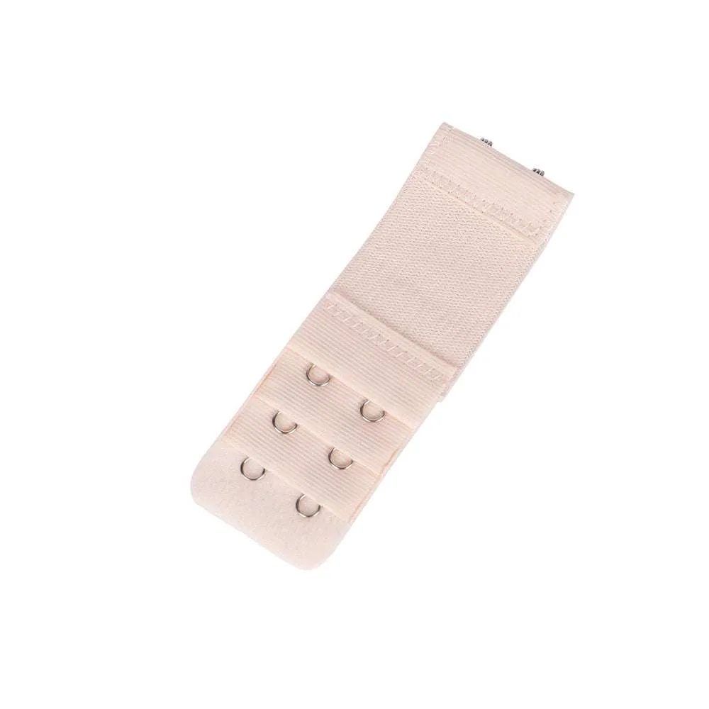 Bra Extender Lightweight 2 Hook Soft and comfortable 2 Hook & Eye Elastic Bra Extender - Beige