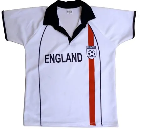 Buy Kids England Rugby Shirt Half Sleeve Jersey| White/Red |