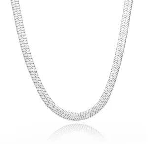 C006W B.Tiff 6mm Herringbone Chain Necklace