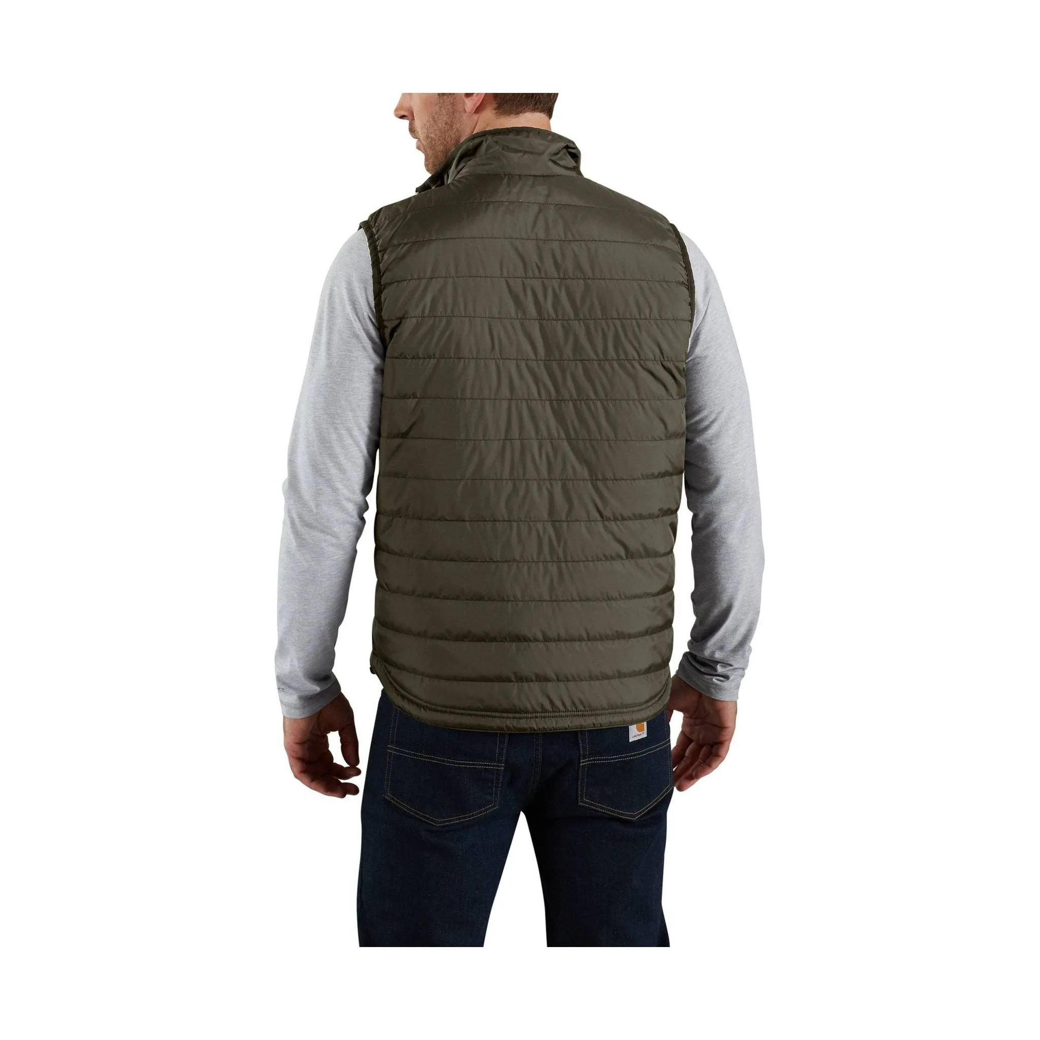 Carhartt Men's Rain Defender Relaxed Fit Lightweight Insulated Vest - Moss