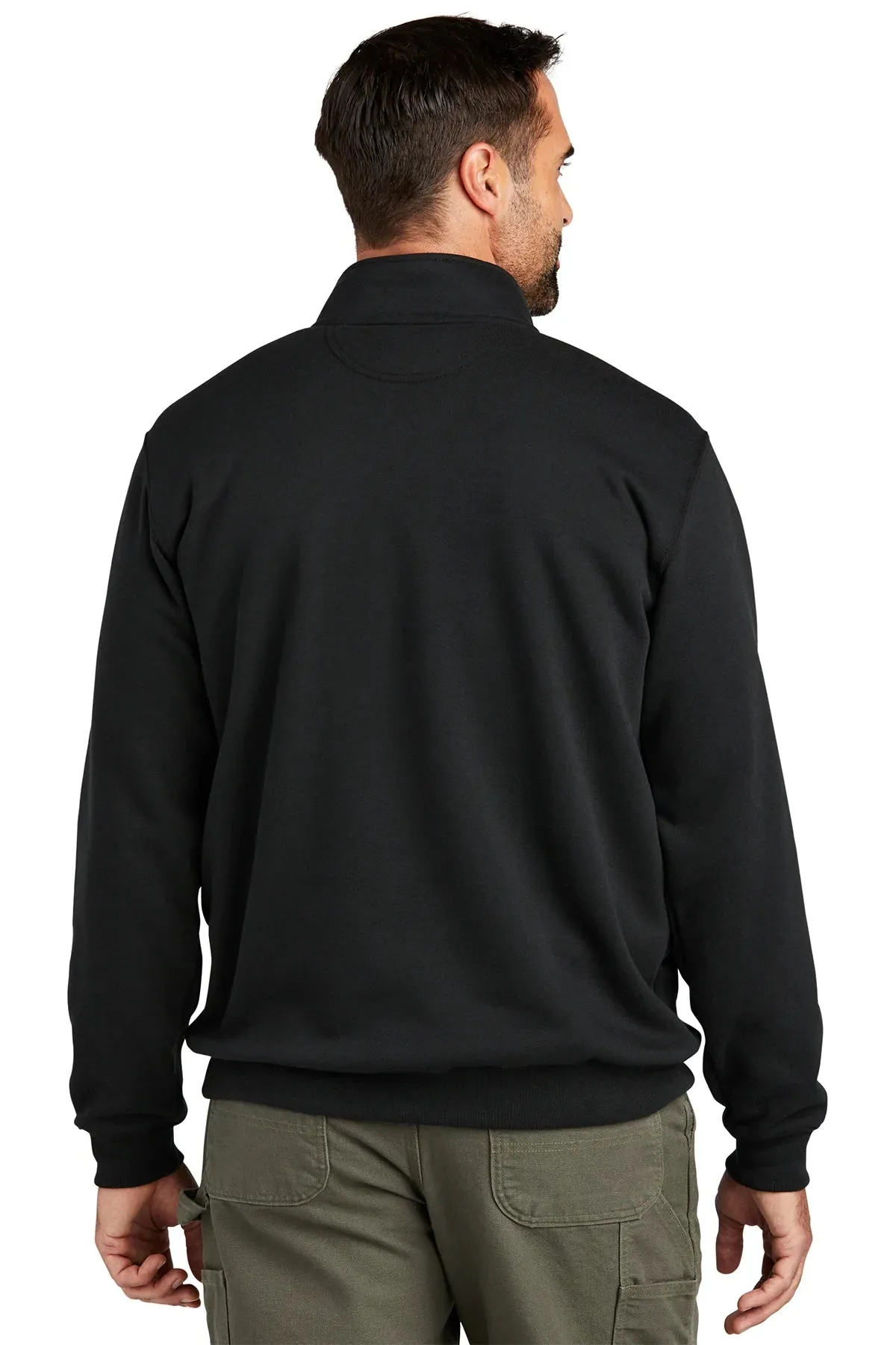 Carhartt Mock Neck Custom Sweatshirts, Black