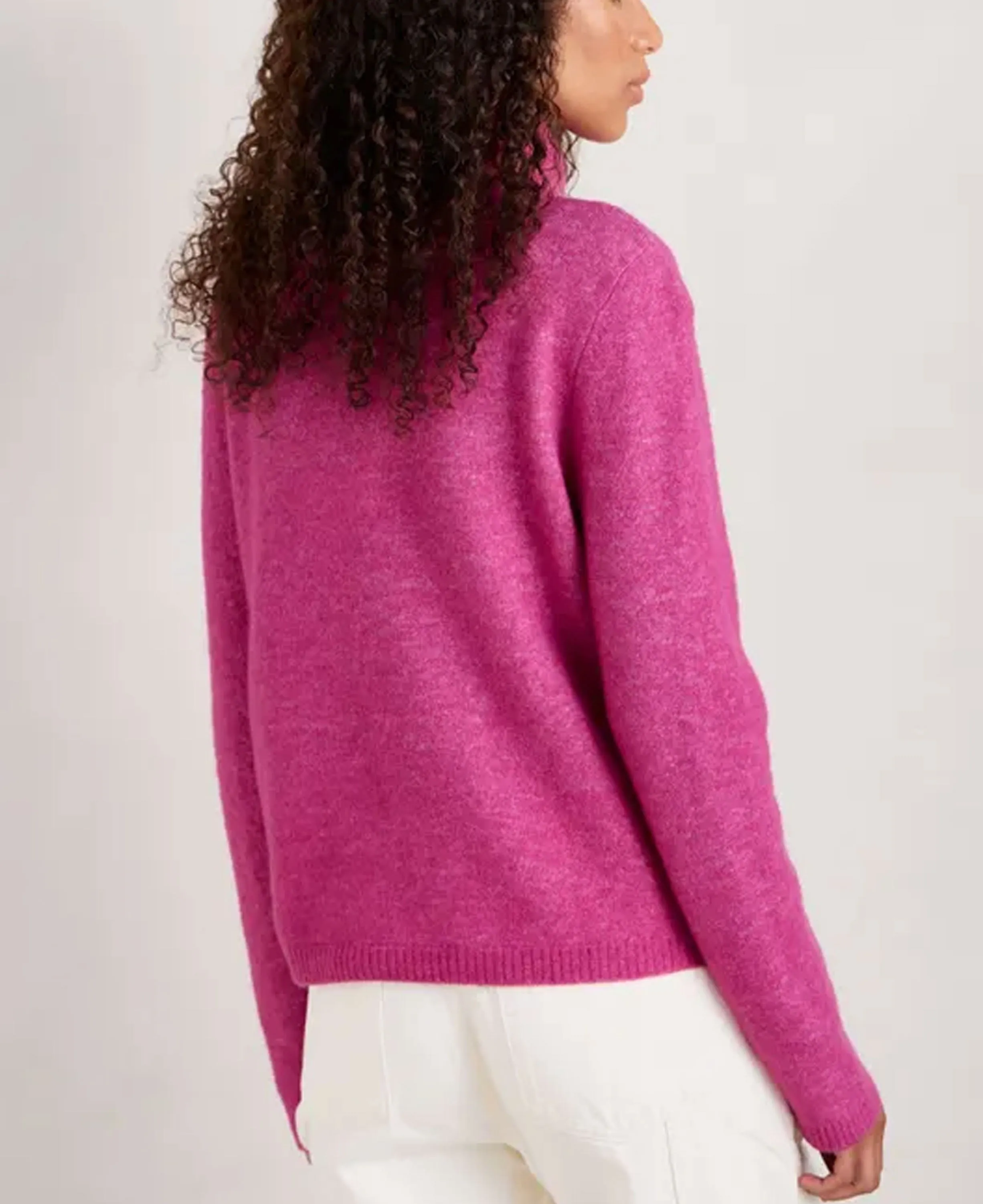 Cloud Chasing Roll Neck Jumper - Crocus