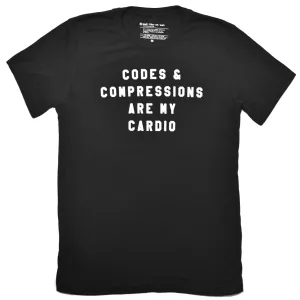 Codes & Compressions Are My Cardio Tee - FINAL SALE