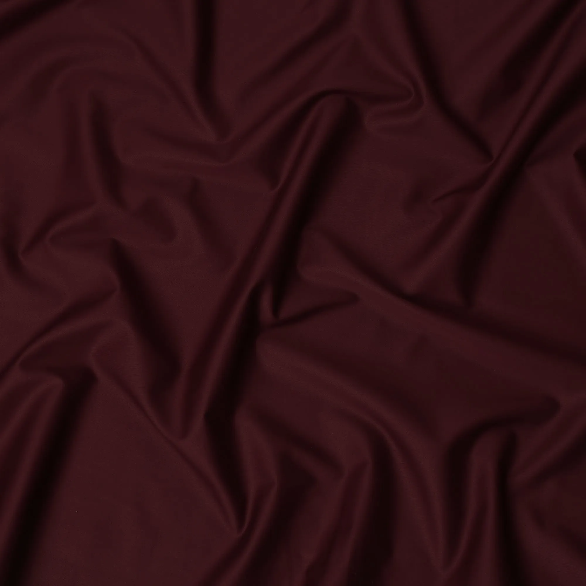 Deep Burgundy 100% Cotton Shirting Fabric, 150 cm Width, Made in Italy-D20496