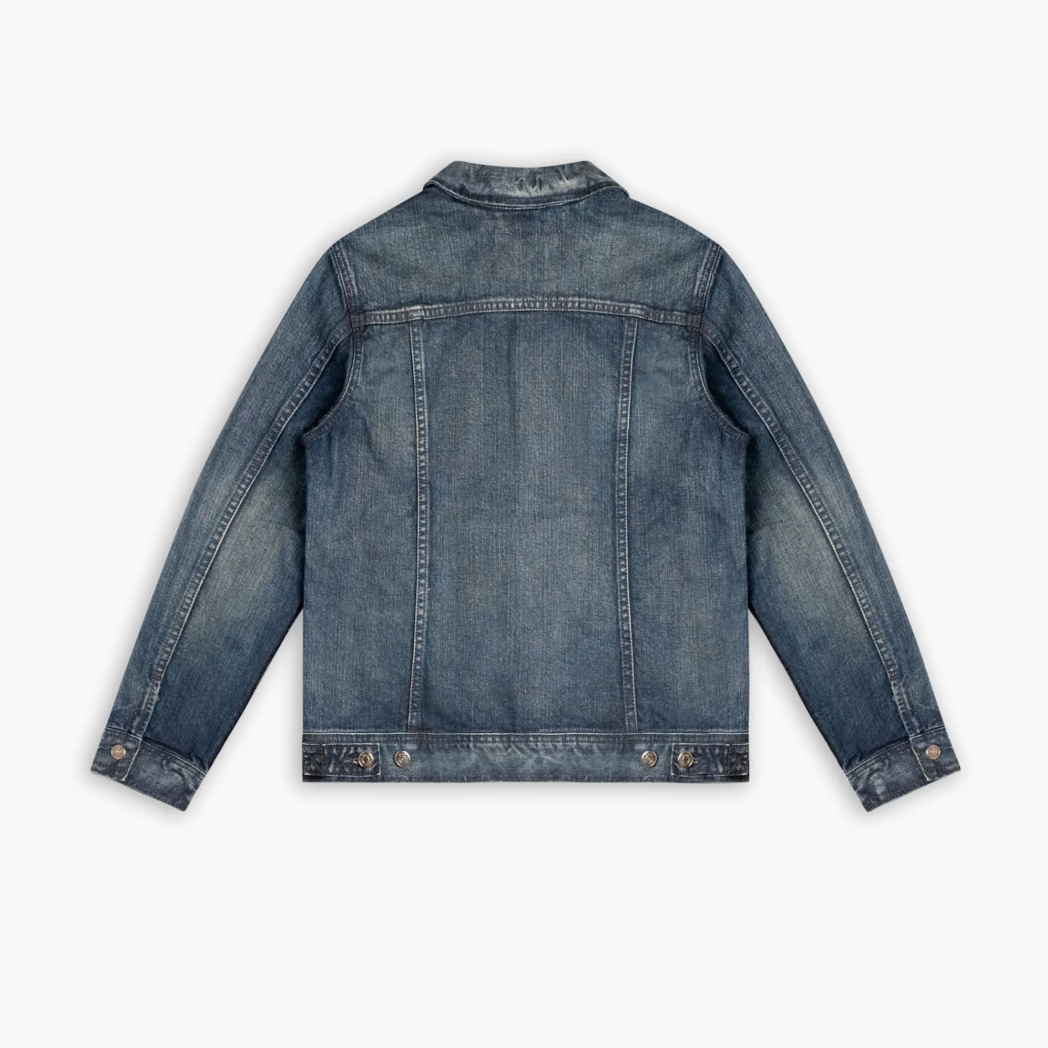 Denim Trucker Jacket | Faded Indigo