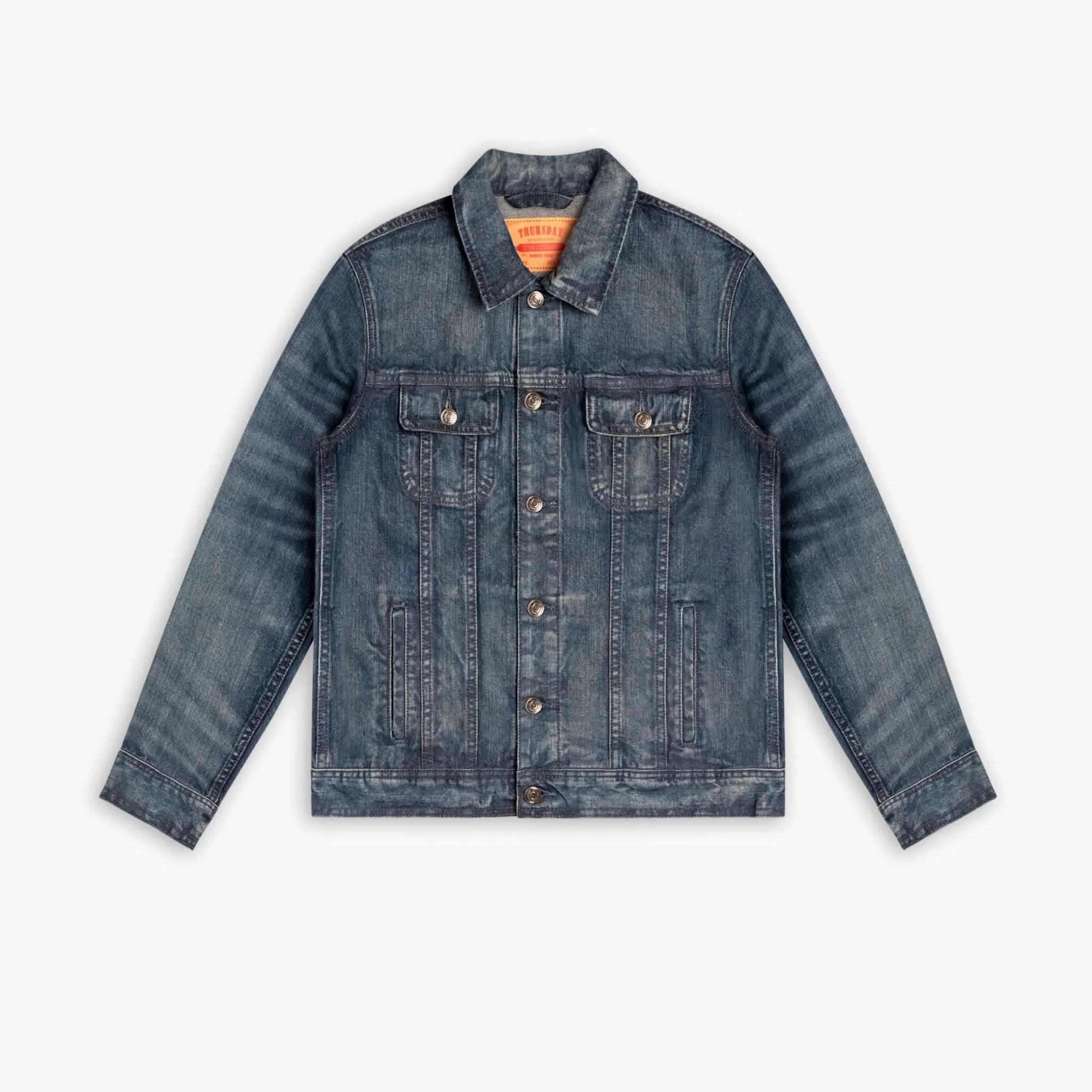 Denim Trucker Jacket | Faded Indigo