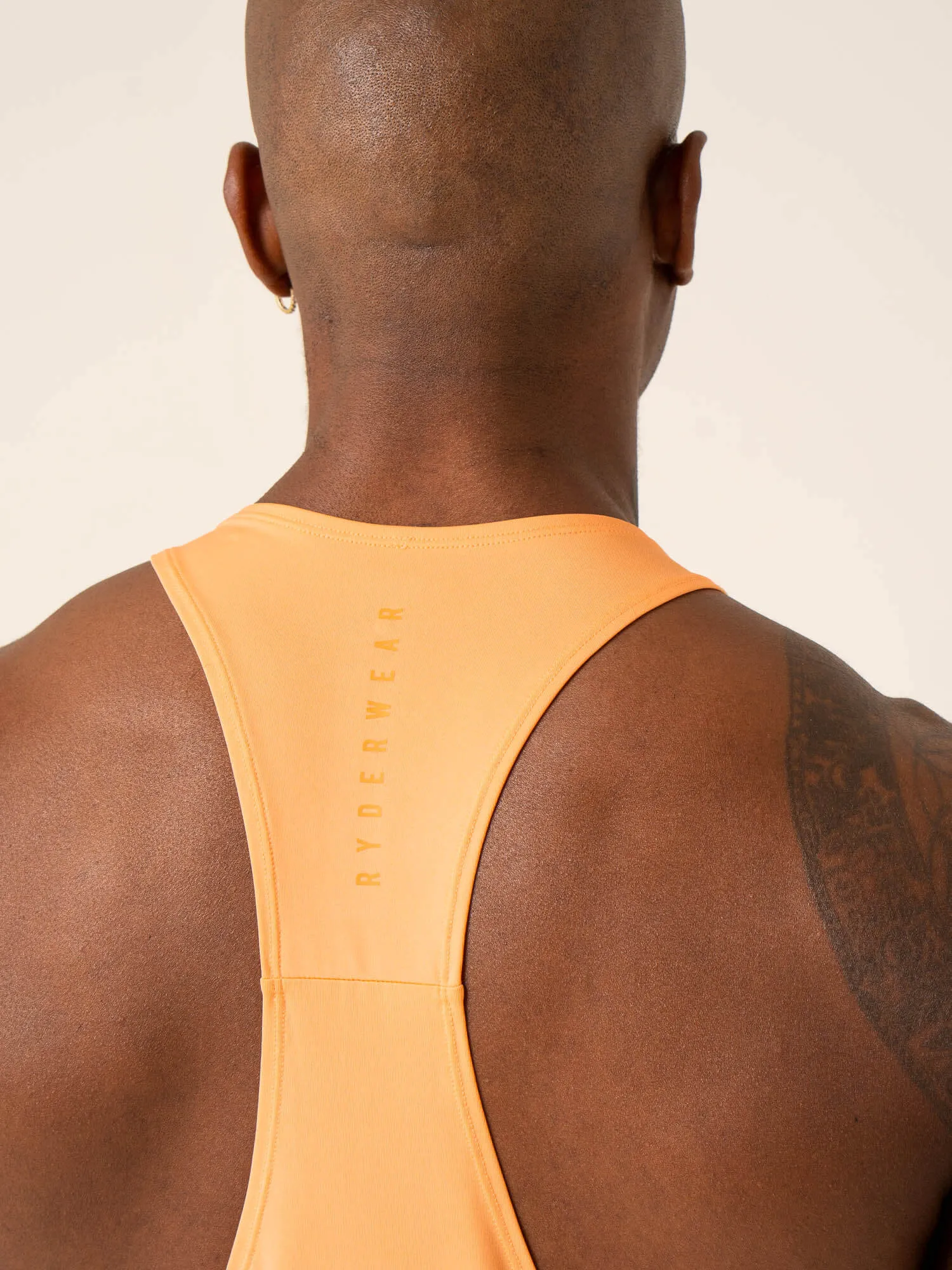 Dynamic Stringer T-Back - Orange Sherbet