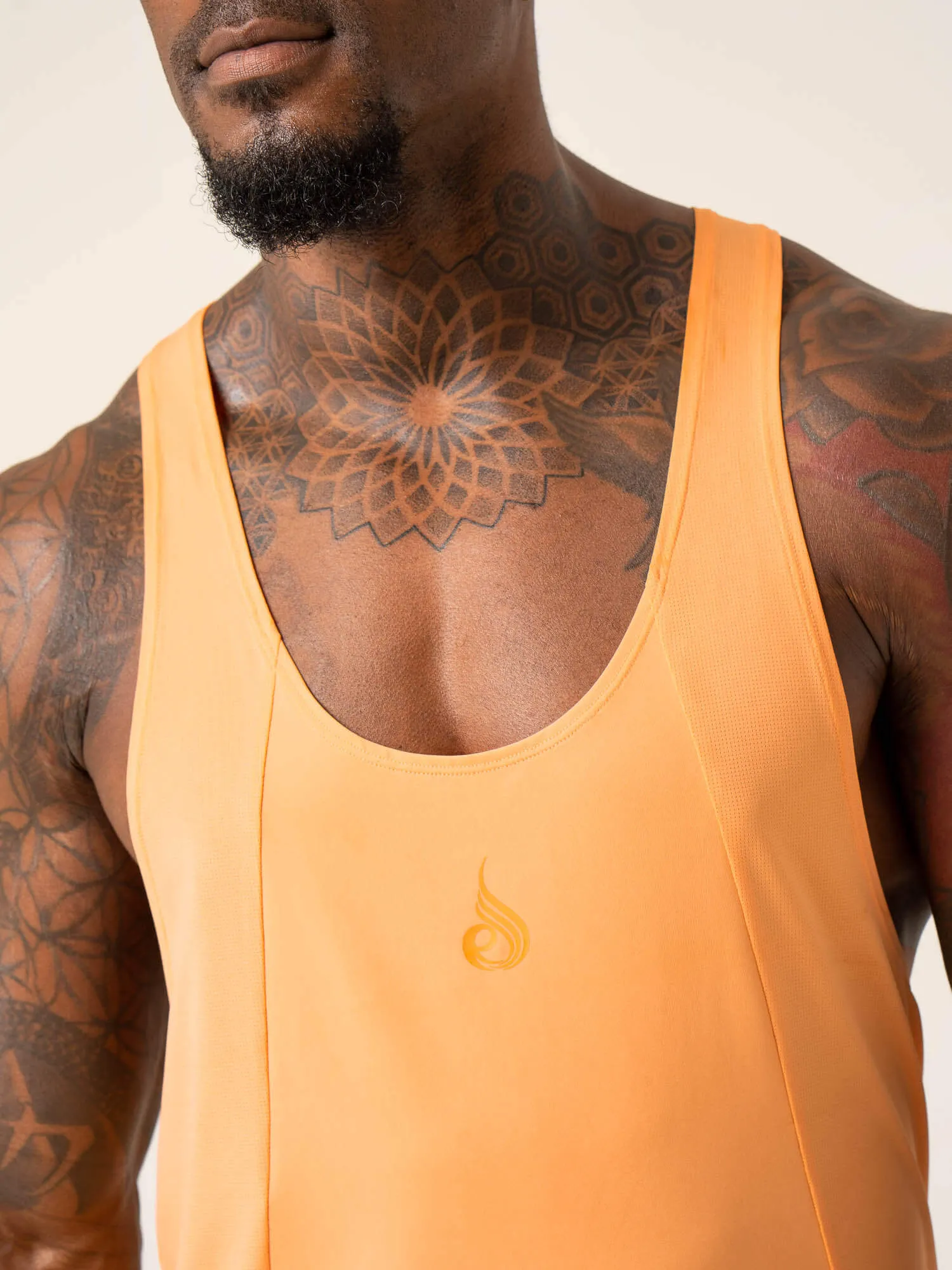 Dynamic Stringer T-Back - Orange Sherbet