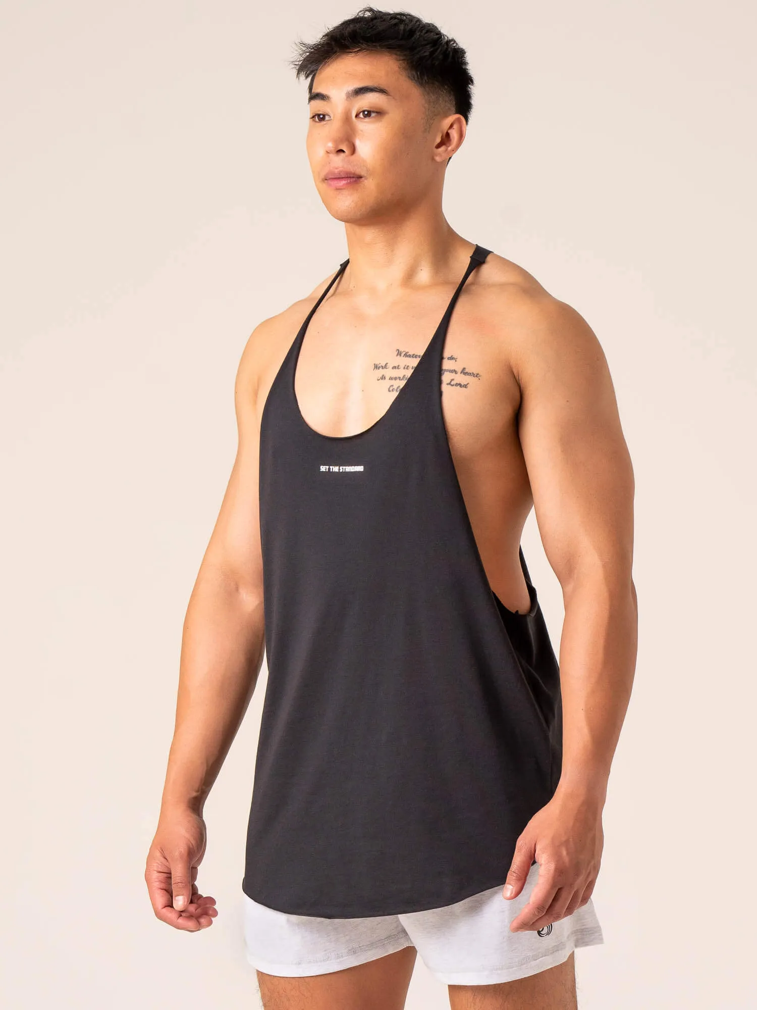 Emerge Arnie T-Back - Faded Black