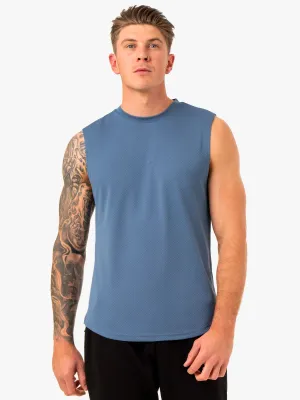 Enhance Muscle Tank - Blue