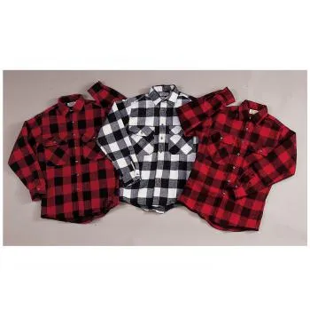 Extra Heavyweight Buffalo Plaid Flannel Shirt