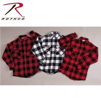 Extra Heavyweight Buffalo Plaid Flannel Shirt