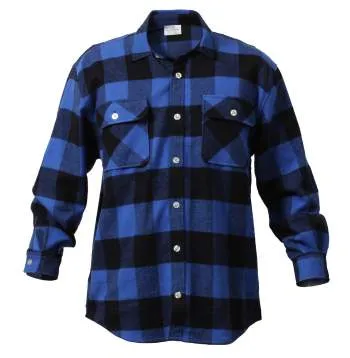 Extra Heavyweight Buffalo Plaid Flannel Shirt