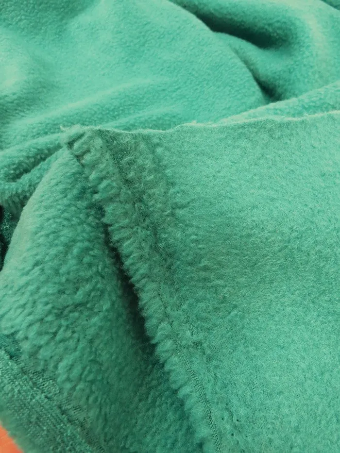 Fleece Fabric Solid / Forest Green / 65 Yard Roll