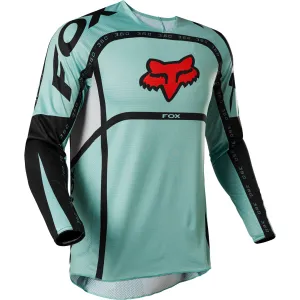 Fox Racing  Mens Light Jade Iridium 360 DVIDE Jersey Long Sleeve Moisture-Wicking