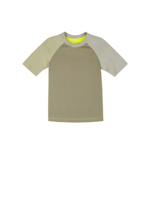 Grey Colorblock Tee