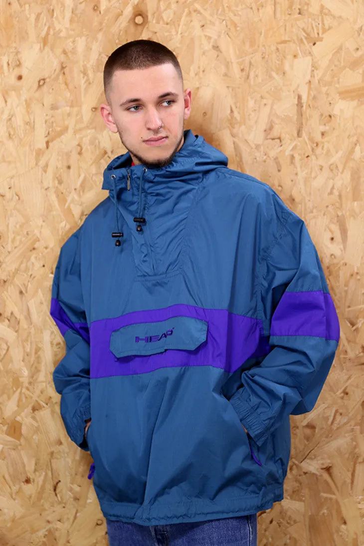 Head Teal Ordeal Vintage Windbreaker