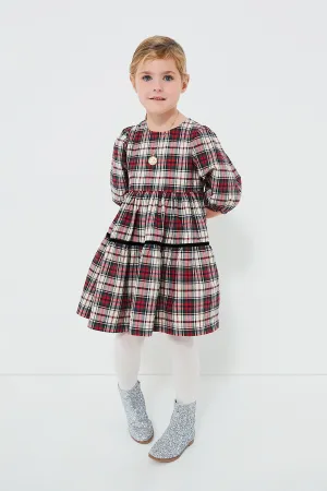 Holly Tartan Girls Maribelle Dress