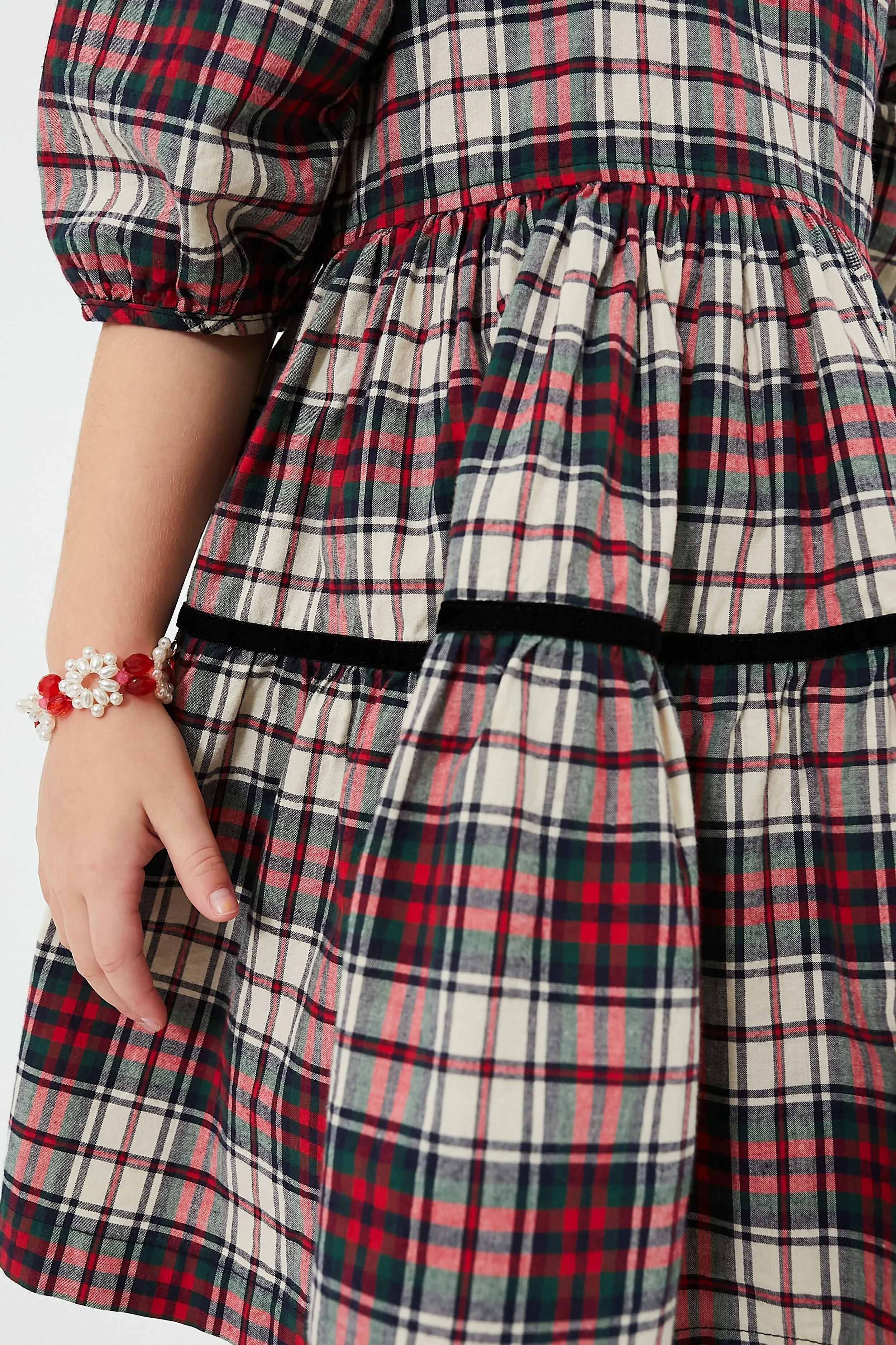 Holly Tartan Girls Maribelle Dress