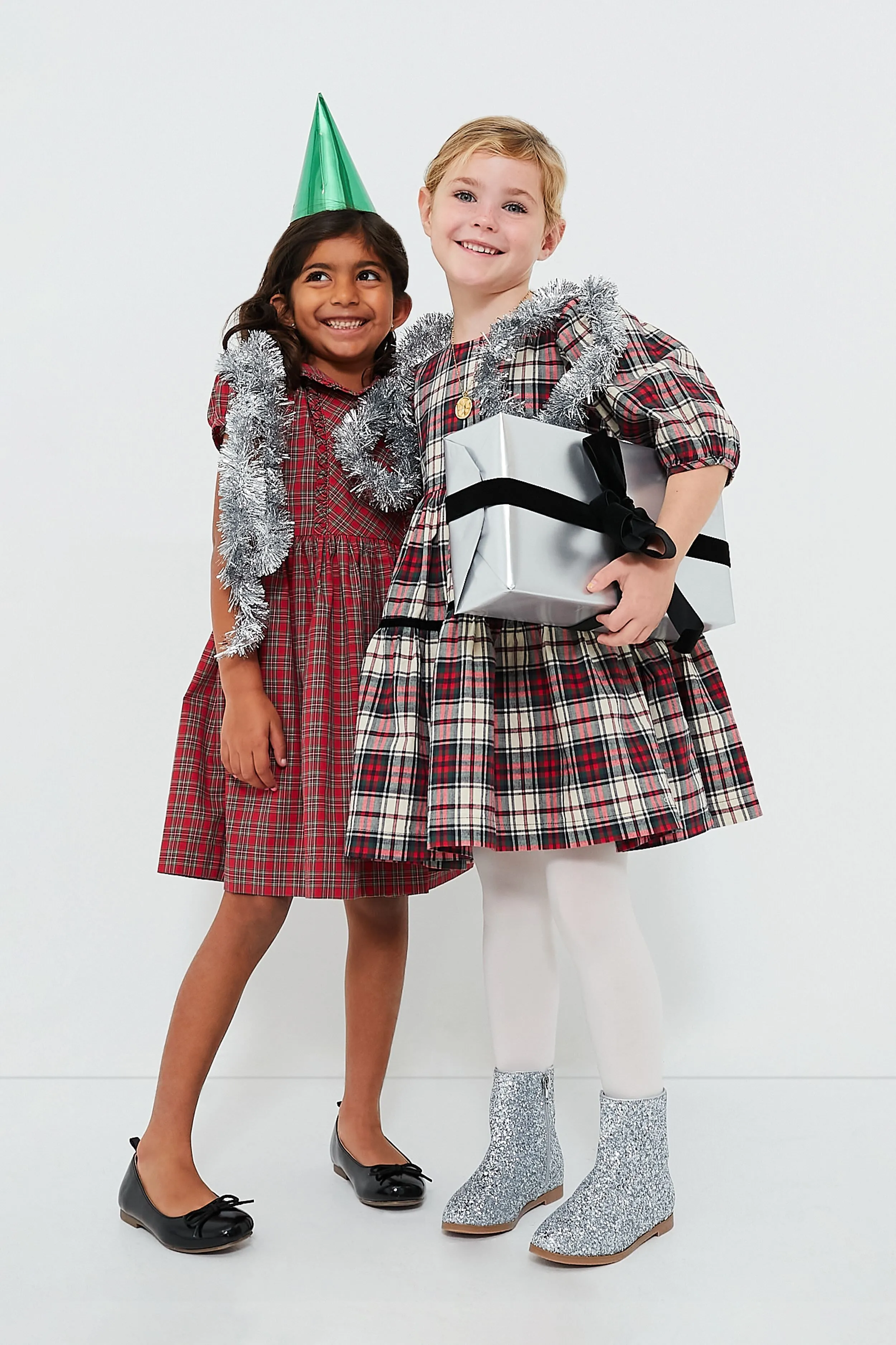 Holly Tartan Girls Maribelle Dress