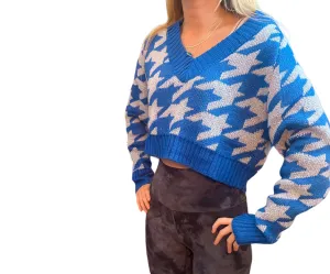 Houndstooth Harmony Sweater