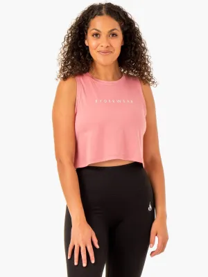 Hybrid Muscle Tank - Blush Pink