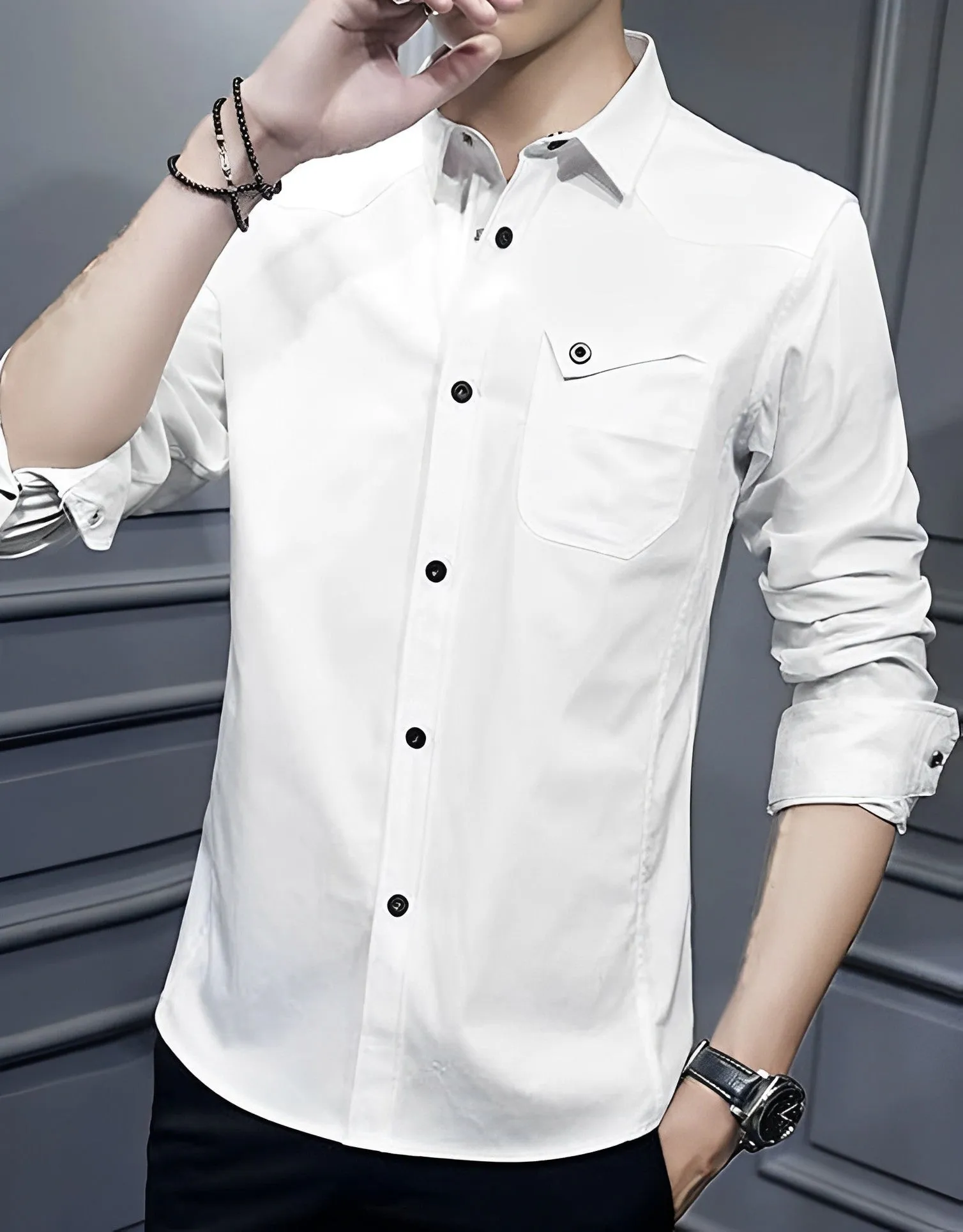 Italian Vega Premium RFD White Shirt