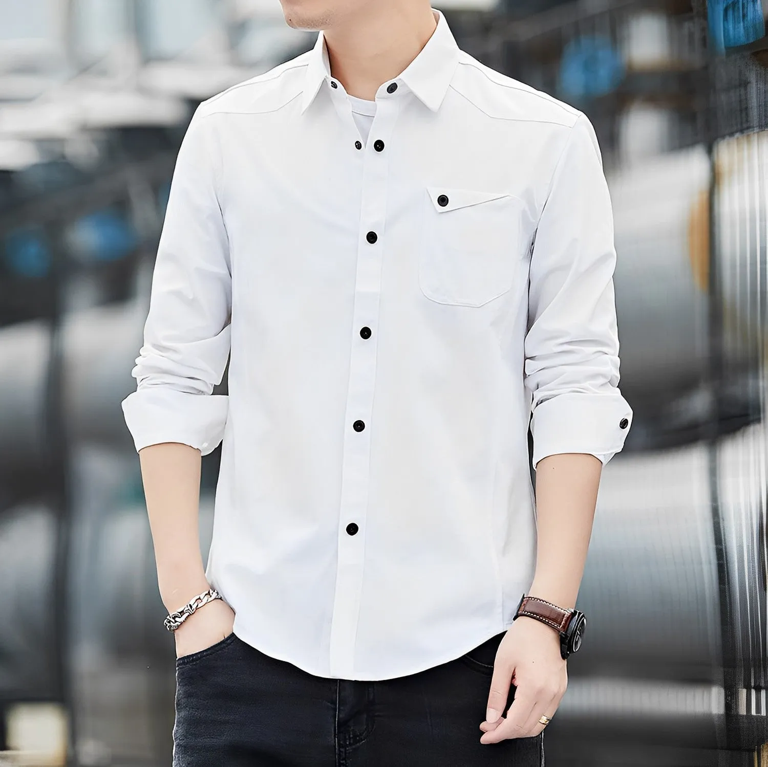 Italian Vega Premium RFD White Shirt