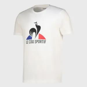 Le Coq Sportif Mens Tri Core Tee SS No. 1 White/Multi _ 180520 _ White