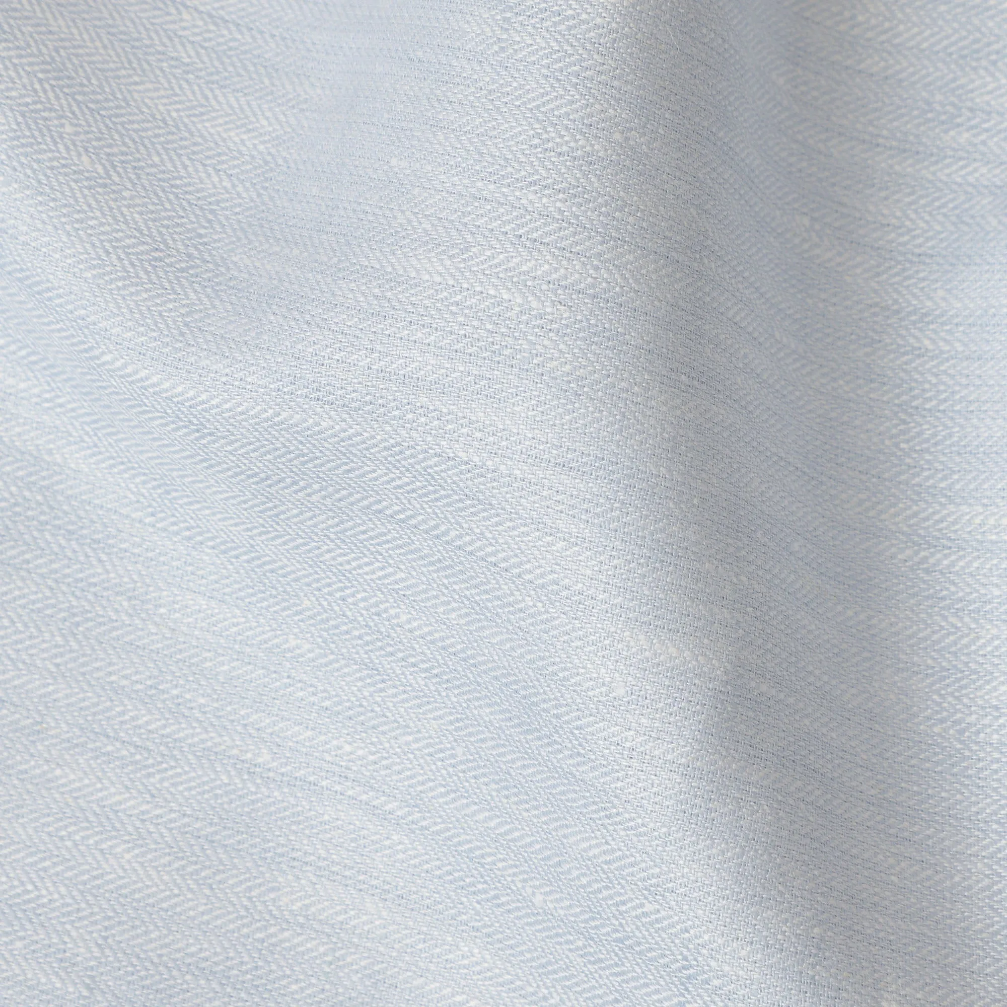 Light Blue Thick Linen Fabric for Jacketing and Trousers, 150 cm Width-D20548