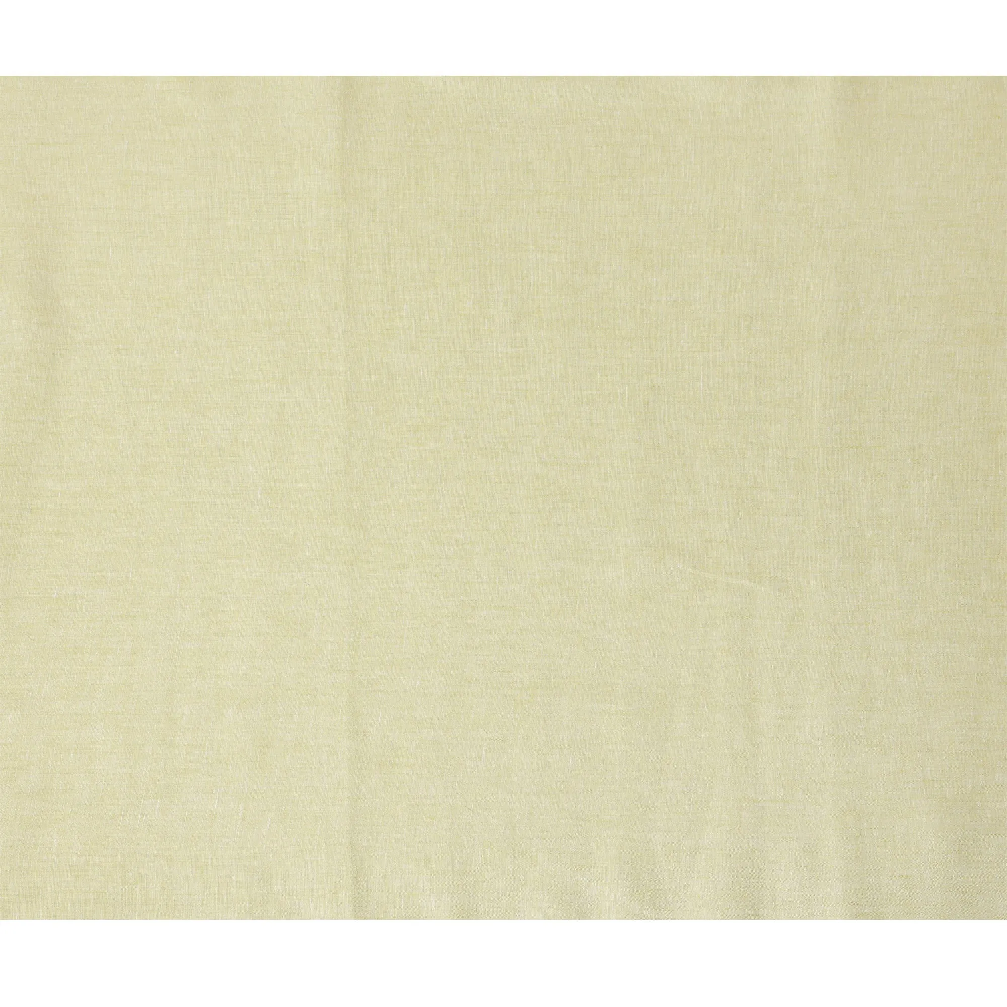 Light Yellow Pure Linen Fabric for Tailoring, 60 Lea, 150 cm Width-D20552