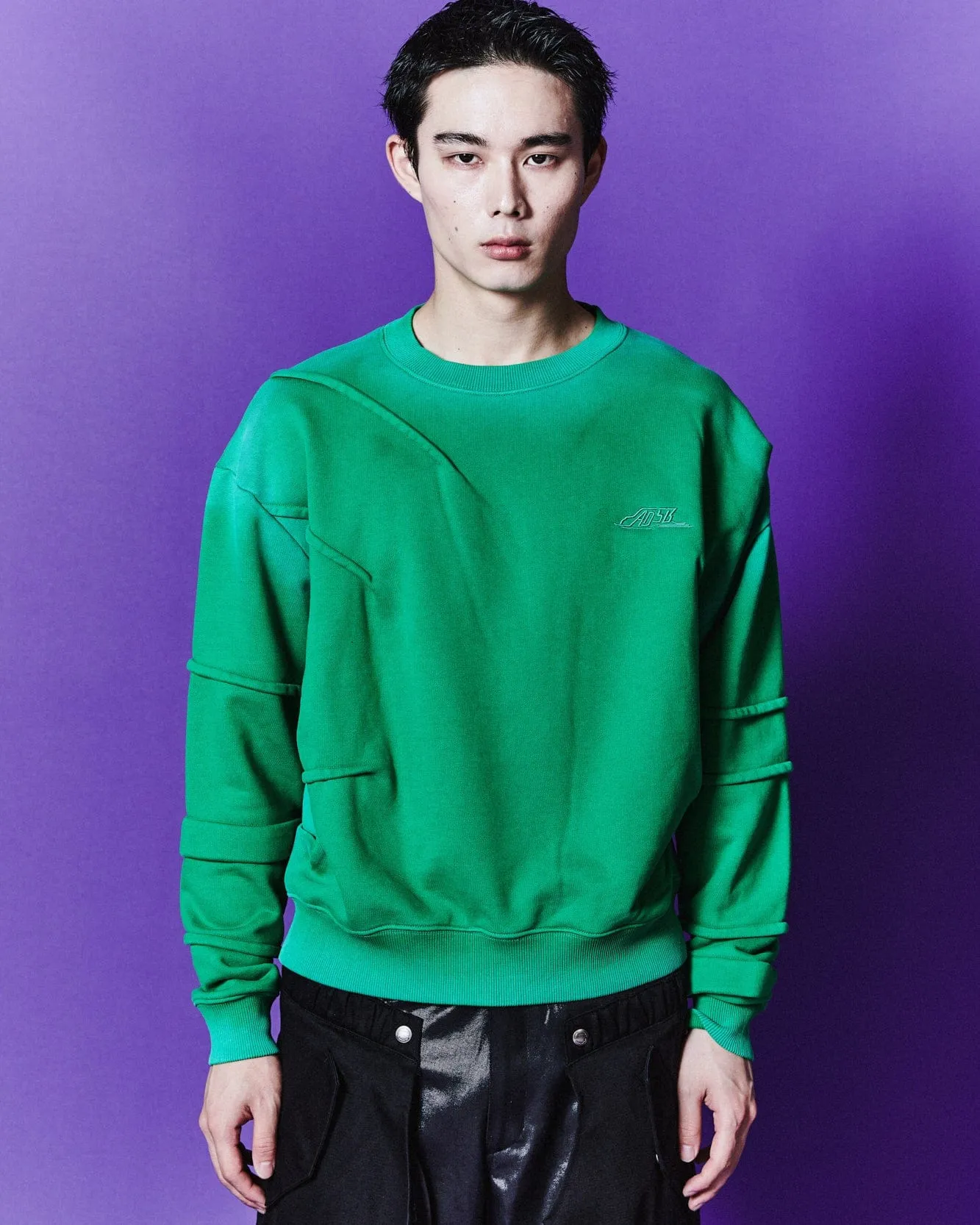 MARDRO GRADIENT SWEATSHIRTS atb1081m(GREEN)