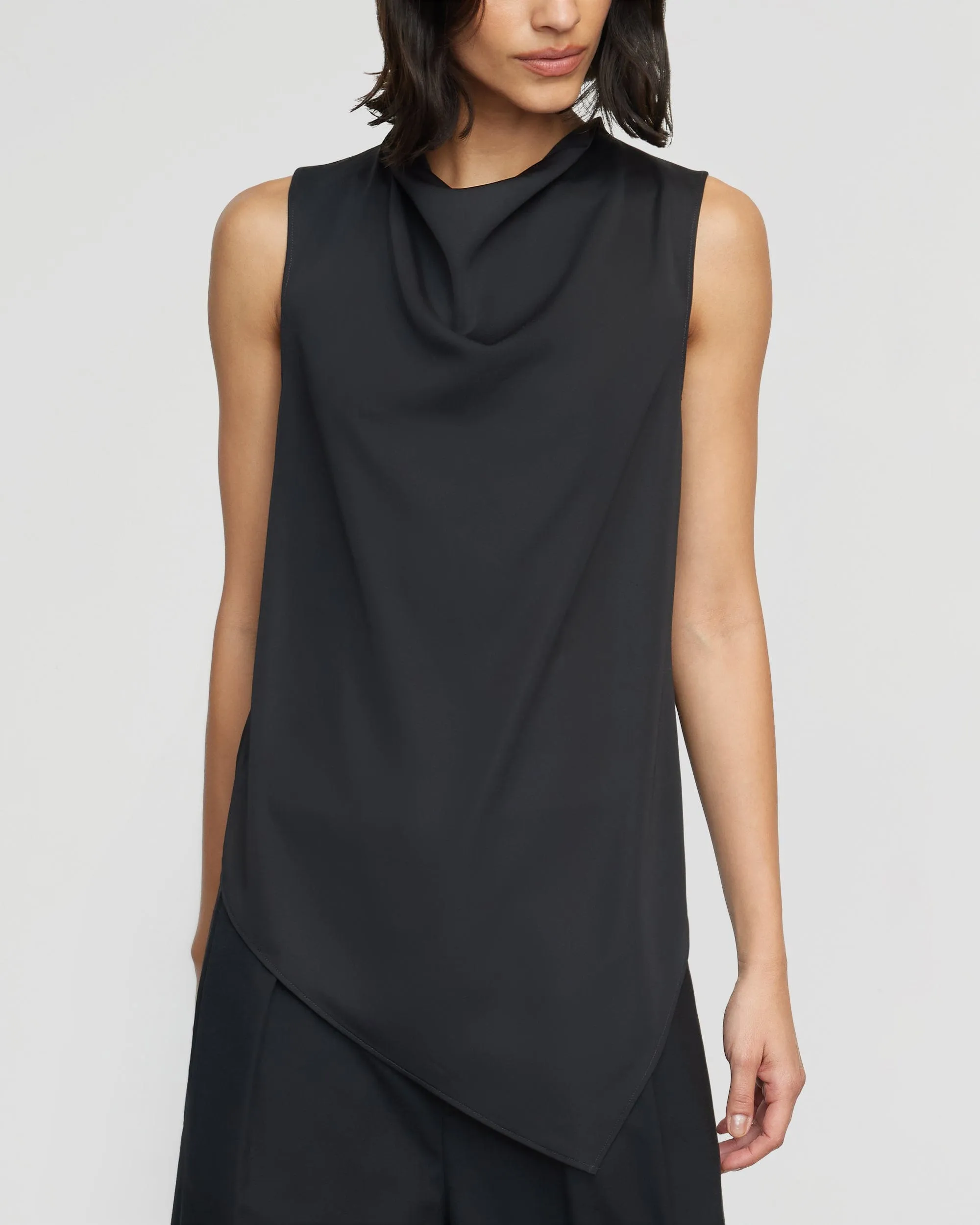 Marjon Asymmetric-Hem Blouse