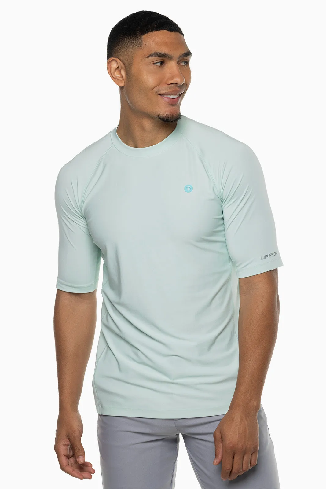 Men's Agility Short Sleeve Performance T-Shirt | Misty Aqua