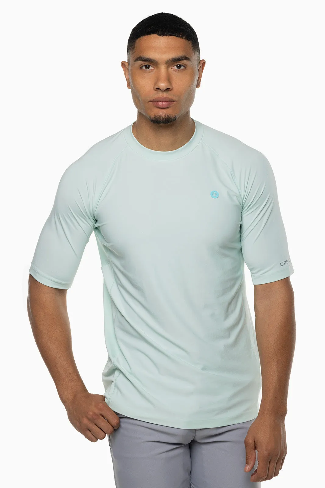 Men's Agility Short Sleeve Performance T-Shirt | Misty Aqua