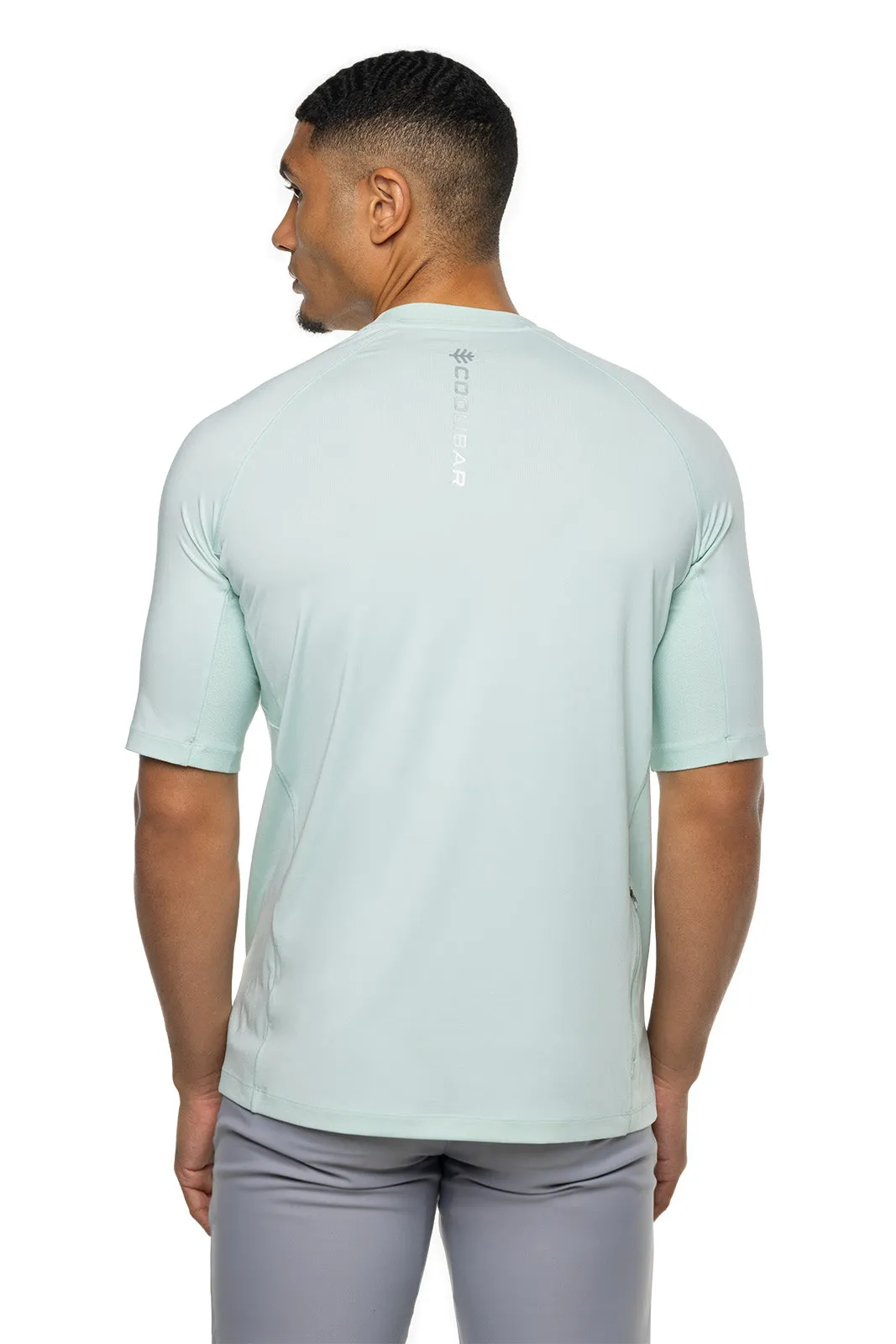 Men's Agility Short Sleeve Performance T-Shirt | Misty Aqua