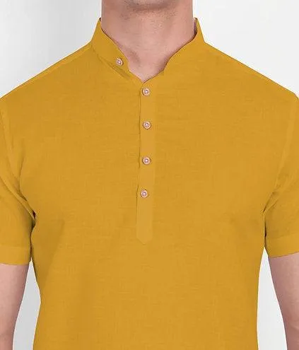 Men's Casual Cotton Shirts - Short Sleeve