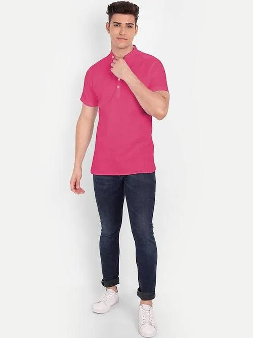 Men's Casual Cotton Shirts - Short Sleeve