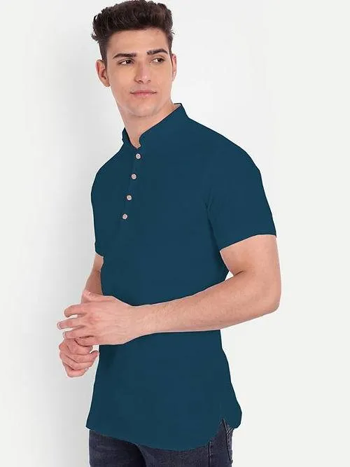 Men's Casual Cotton Shirts - Short Sleeve