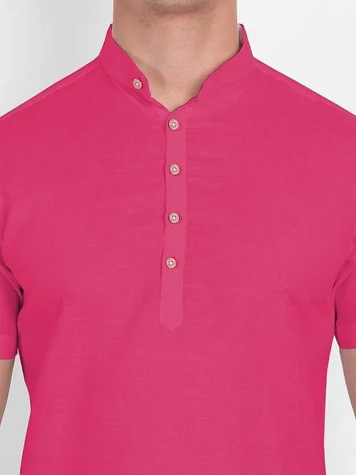 Men's Casual Cotton Shirts - Short Sleeve