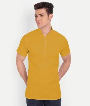 Men's Casual Cotton Shirts - Short Sleeve