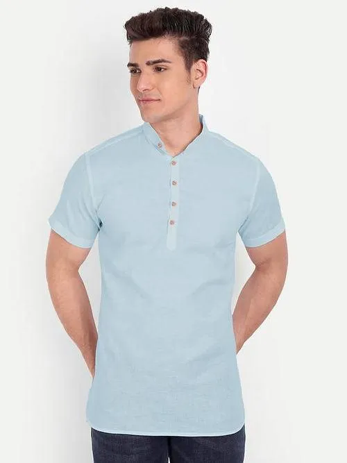 Men's Casual Cotton Shirts - Short Sleeve